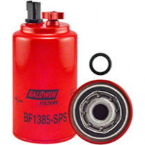 Fuel/Water Separator Spin-on w/ Drain, Sensor Port & Reusable Sensor