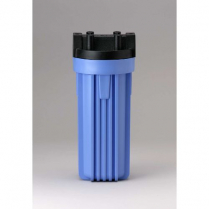 Water & Liquid Housings Single Polypropylene Blue L-10" D-2.5" 3/4" NPT