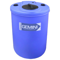 62 Gal Gemini Dual Containment Tank, Blue, LPE HD