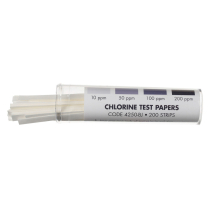 Chlorine Strips, 10-200ppm
