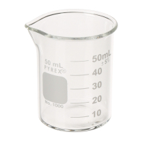 Beaker, Glass, 50mL, pk/12