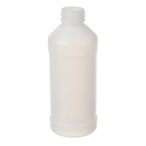 Bottle, 250mL, HDPE, Modern Round