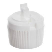 Cap, 28mm, Flip Top, White