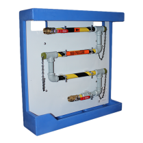 3/4" 5 Pass Carbon Steel Coupon Rack