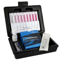 CHEMetrics&reg; CHEMets&reg; Test Kit  Chlorine HR (0-125 ppm)