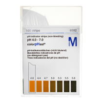 pH Strips, 4.0-7.0, 100/pk