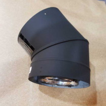 Excel Direct DV Elbow 45 Blk 4"