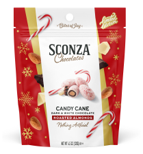 Candy Cane Chocolate Almonds, 4.5 oz.