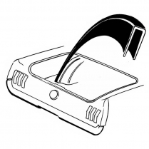 1965-70 Trunk Wheelhouse Seam Cover