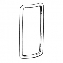 1969 Tail Light Lens Trim Ring