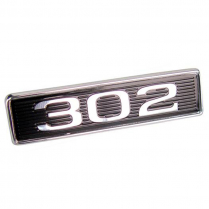 1969 302 Hood Scoop Plate