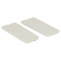 1970 Deluxe Door Panel Pull Cup Inserts - White