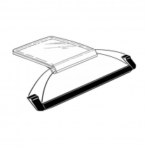 1981-88 T-top to Panel Door Window w/s RH