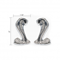 Cobra snake emblems - 2 inch