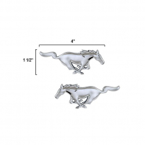 Mustang Pony Emblems - LH & RH