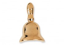 GOLD HANDBELL LAPEL PIN