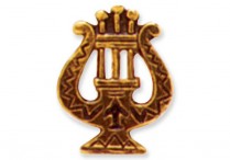 LYRE LAPEL PIN