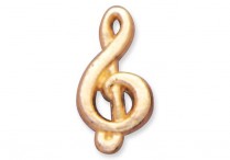 TREBLE CLEF TACK PIN