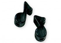 MUSIC NOTES PENCIL TOPPER ERASERS Pkg/12