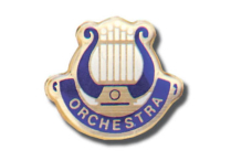 ORCHESTRA LYRE AWARD PIN
