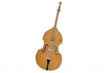 ENAMEL PIN Double Bass