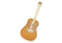ENAMEL PIN Acoustic Guitar