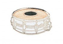 ENAMEL PIN Snare Drum