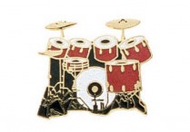 ENAMEL PIN Drum Set