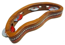 WOOD TAMBOURINE