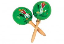 HAND PAINTED MARACAS