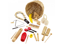 RHYTHM INSTRUMENT SET 15-Piece with Basket