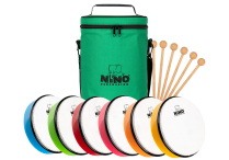 COLORFUL HAND DRUMS 8" Set of 6