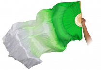 VEIL FAN Green to White