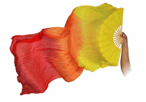 VEIL FAN Yellow/Orange/Red