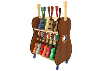 MOBILE UKULELE RACK for 18-Soprano Size Ukes