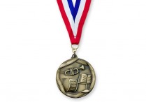 SCULPTURED BAND MEDALLION Gold