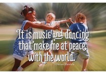 MUSIC & DANCE - Nelson Mandela Quote Poster
