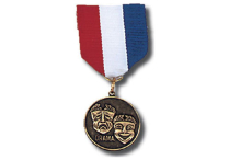 RIBBON PIN DRAPE MEDAL Drama