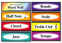 John Feierabend's ENHANCED WORD WALL
