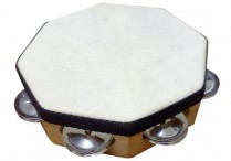 BAMBOO TAMBOURINE 6"