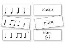 RHYTHM & MUSIC TERMS FLASHCARDS Set