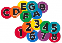 Music-Go-Rounds ALPHADOTS Set 1 & NUMBERS