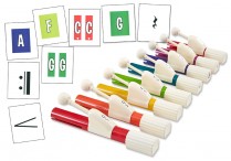 Chroma-Notes HAND CHIMES & FLASHCARDS with ACTIVITY GUIDE