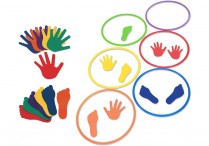 RAINBOW HOOPS, FUNKY FEET & HAPPY HANDS Spot Markers