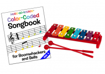GLOCKENSPIEL & COLORED-CODED PDF SONGBOOK 1