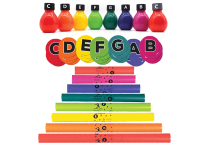 Soundbellows 8-NOTE C MAJOR DIATONIC SET,  Music-Go-Rounds ALPHADOTS & BOOMWHACKERS