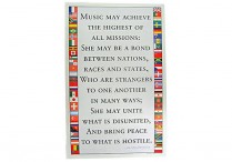 MUSIC MAY ACHIEVE.. Quote Poster