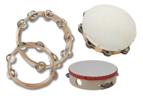 WOODEN TAMBOURINE