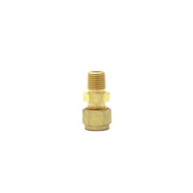 3/8" ODT X 1/4" MNPT BRASS MALE CONNECTOR