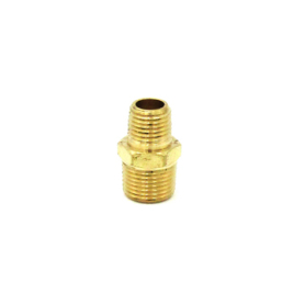 3/8" X 1/4" HEX BRASS REDUCER NIPPLE